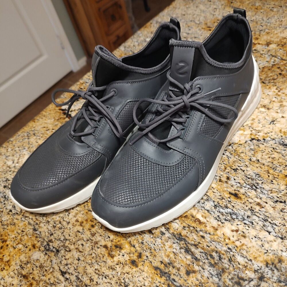ECCO Astir Lite Sneakers Men's Sz 12/12.5 Gray Sneakers Trainers Light Comfort